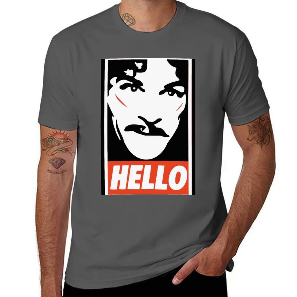 Hello Tshirt Summer Holiday Casual Tee Tshirt