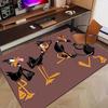 1pc Office Carpet Chair Mats Daffy Duck Poses Perfect for Office Chairs, Living Rooms, Or Bedrooms,Polyester Carpet.HDT034