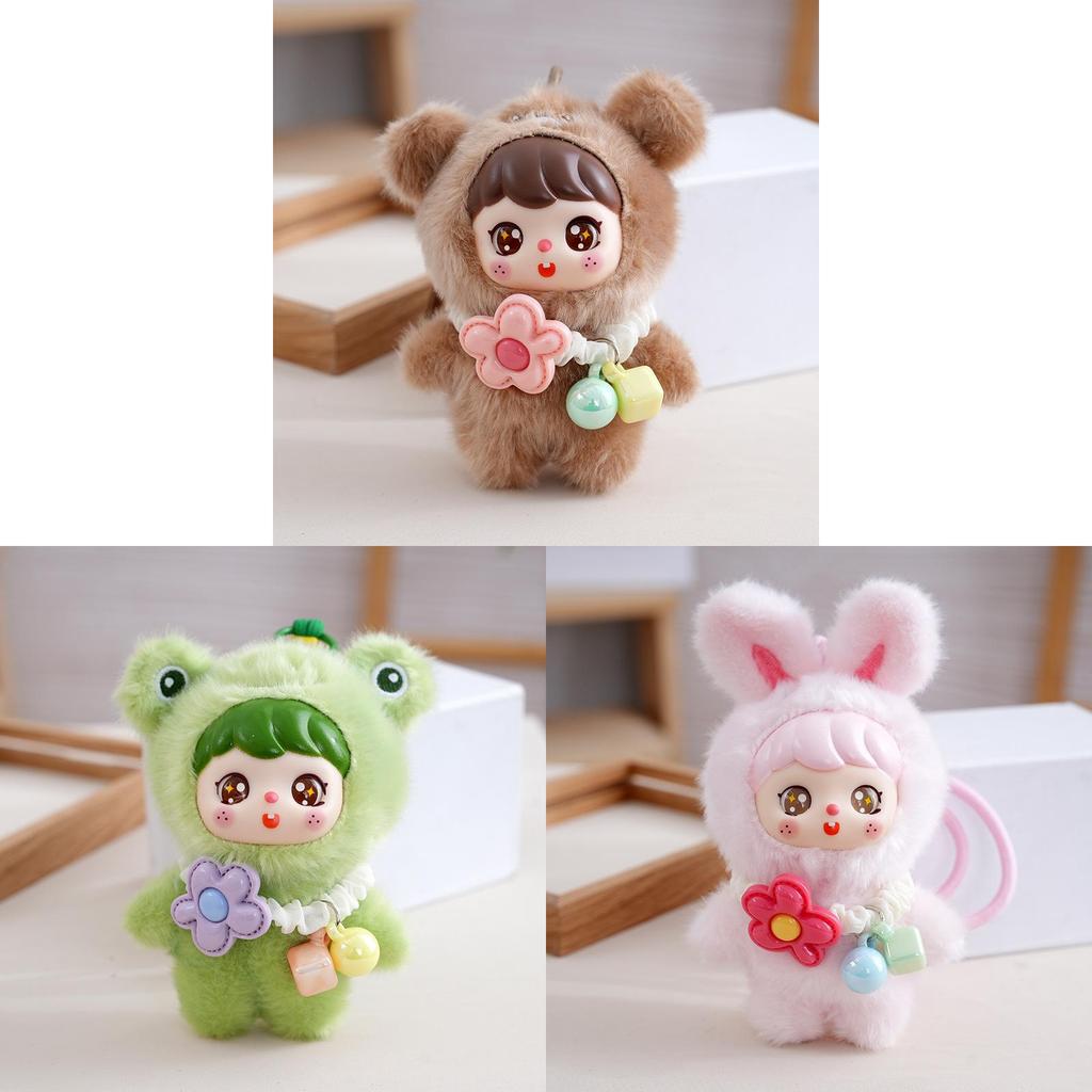 Plush Bunny Keychain With Pp Cotton Filling For Girls And Boys Gift Or Bag Decor