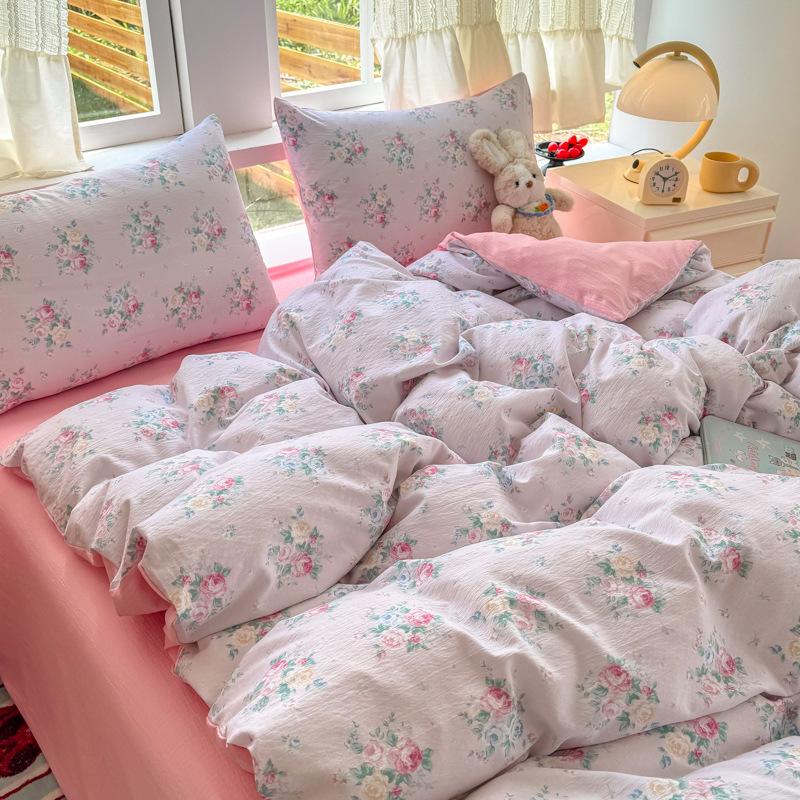 

Детский класс А хлопок аэробный двухслойный набор из 4 предметов, пододеяльник из чистого хлопка, простыня, 3 предмета для студенческого общежития 1.2 m 3pc quilt 1.5*2m