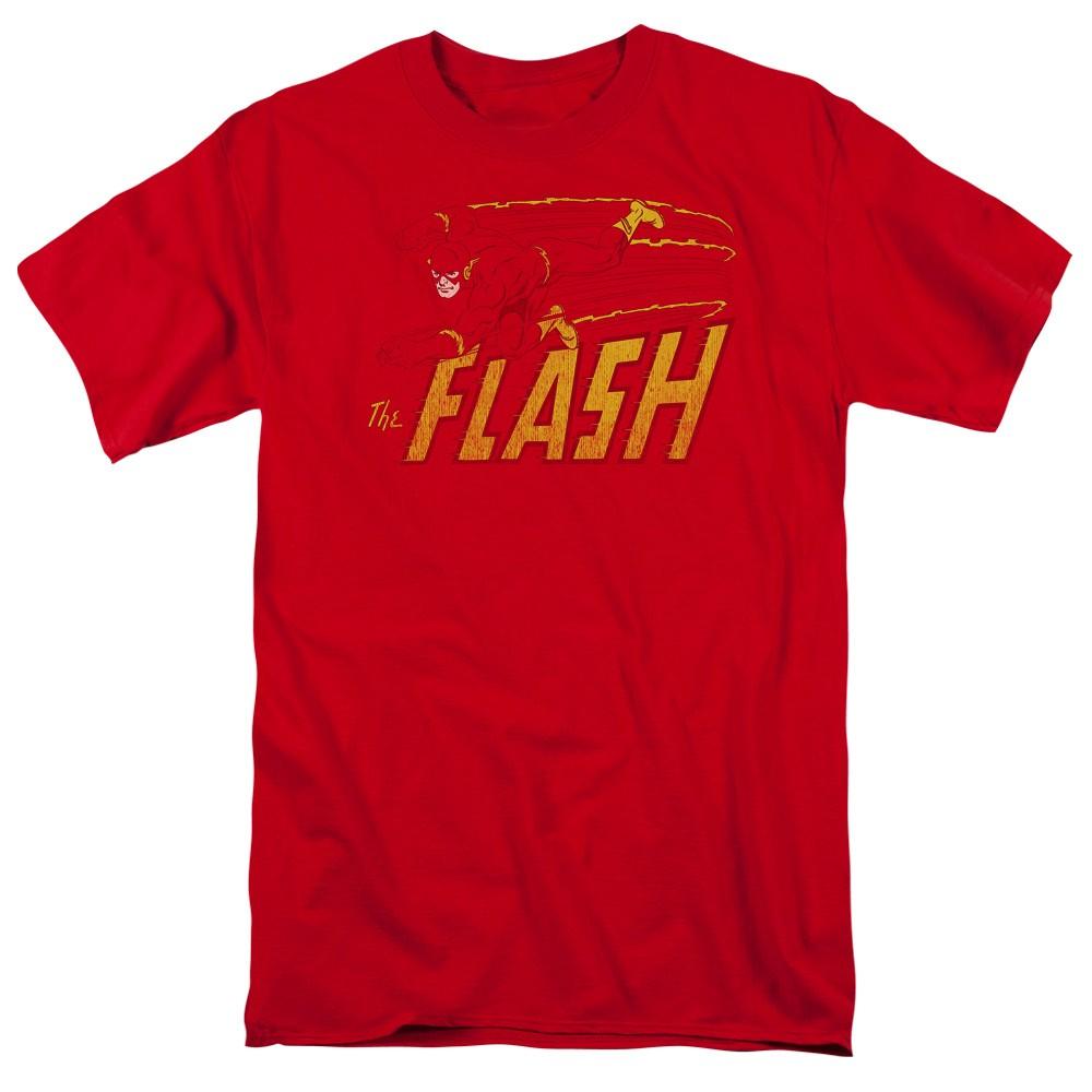 

DC Comics - Flash - Speed Distressed - Adult T-Shirt XL