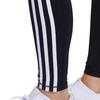 adidas Color Block Design Casual Mid Waist Sports Pants Women Pants Black FJ6100