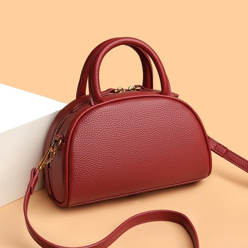 Single-shoulder Crossbody Bag - Fashionable Bowling Bag for Ladies, Suitable for Casual Teenage Girls' Handbag Casually