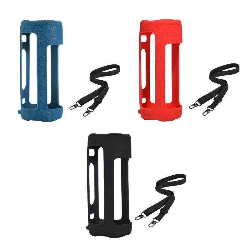 Shockproof Silicone Protective Cover For GRIP Portable Speaker With Comfortable Shoulder Strap Storage Bag Replacement
