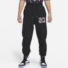 Jordan 23 Fleece-Lined Letter Print Sweatpants Men Bottoms Black DJ0192-010
