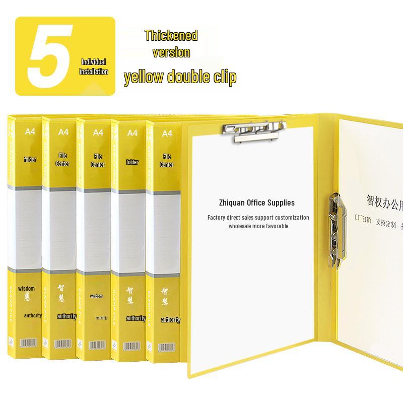 Four-Tier Desktop File Organizer with Storage Trays for Office Supplies