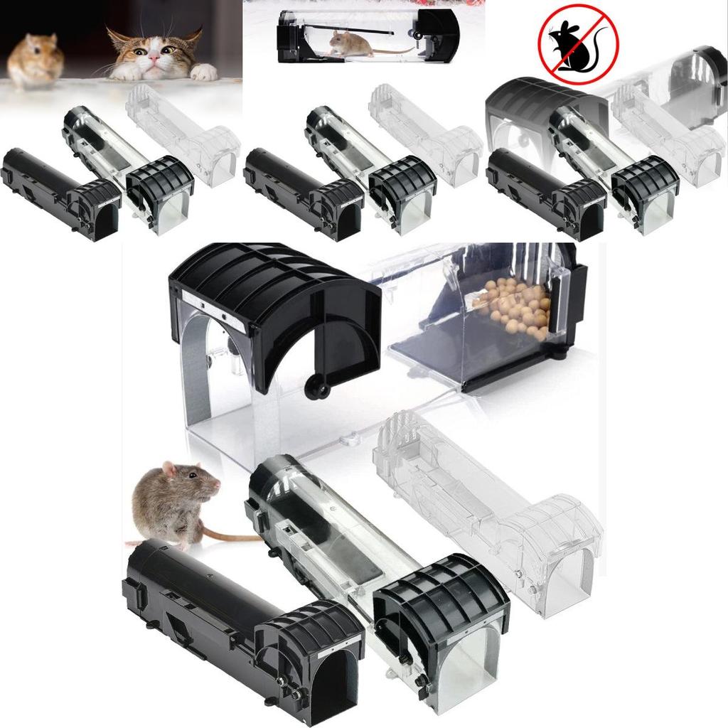 Eco-friendly Non-toxic Plastic Mouse Trap Safe And Reliable Long Cage Design
