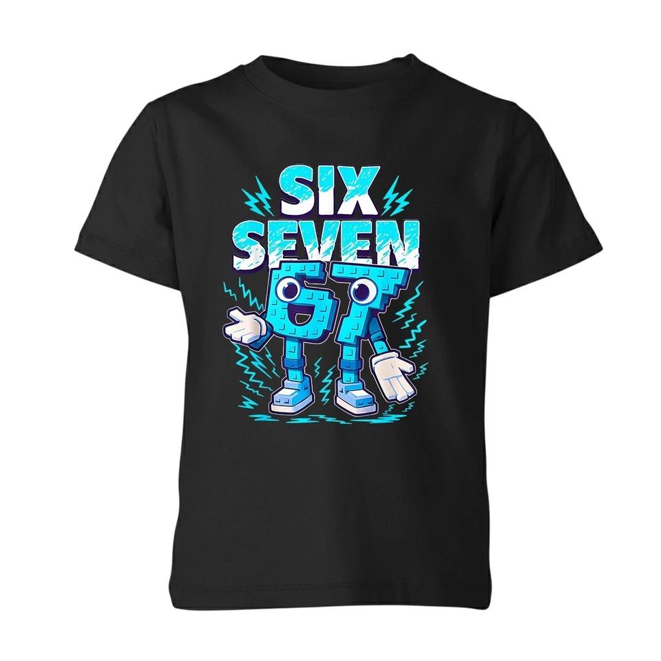 

67 Gamer T-Shirt Six Seven Numbers Day Birthday Tee Gift Kids Boys Girls Unisex 150