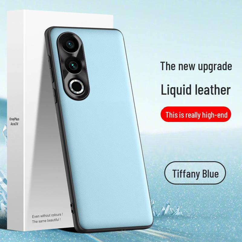 OnePlus Ace3V Liquid Leather Case: Anti-Fall & Anti-Fouling Protective Cover.