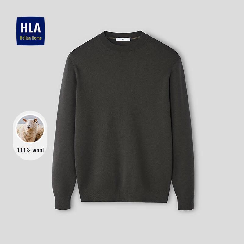 

Мужской свитер из мериносовой шерсти с круглым вырезом, облегающего кроя XL