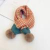Windproof Thermal Neck Warmer Thickening Children Kids Winter Scarves  Autumn Winter