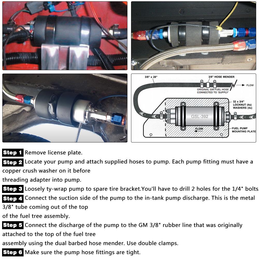 High-Performance 255LPH Fuel Pump GSL392 for Universal Auto Models
