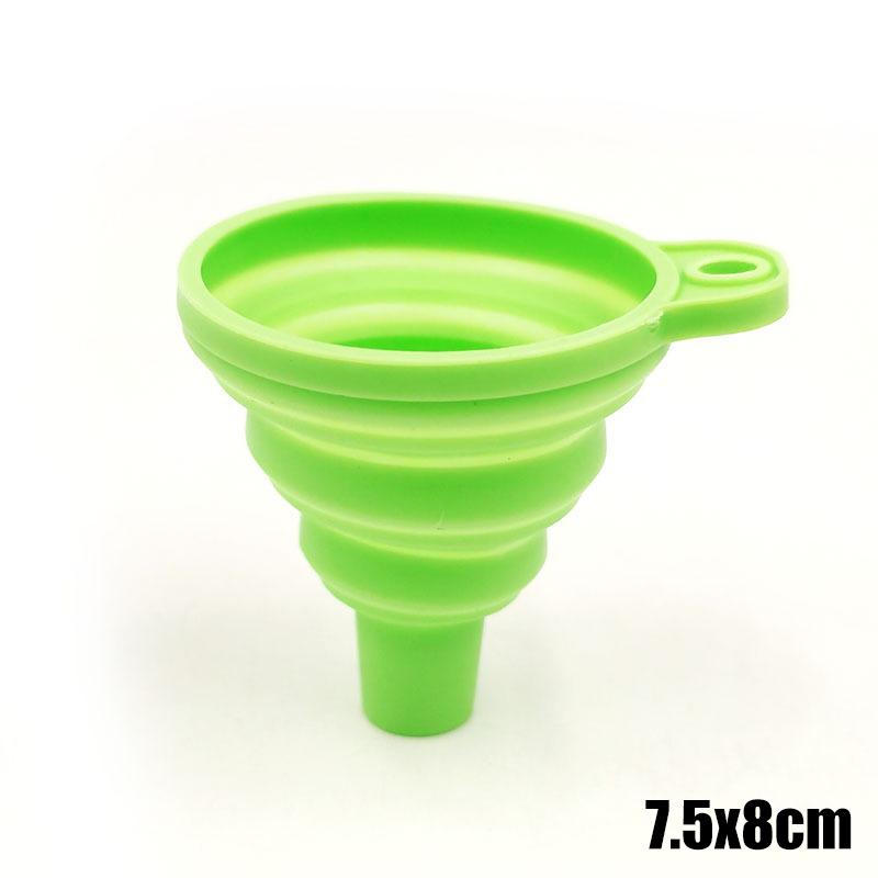 Universal Car Engine Foldable Silicone Funnel Liquid Funnel  Washer Fluid Change Portable Auto Engine Oil Petrol Change Funnel