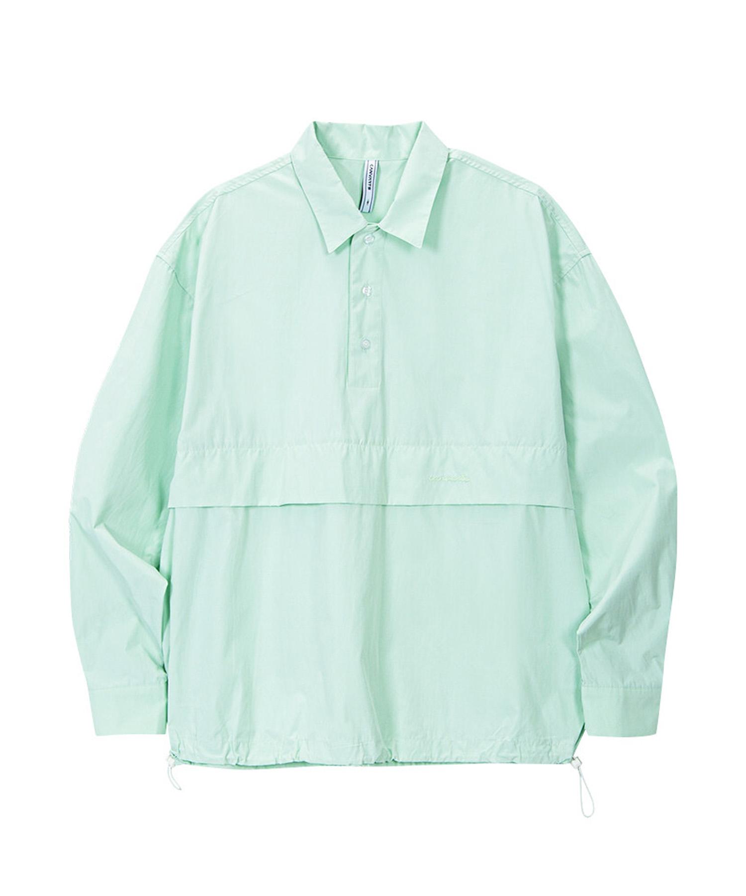 Canbats Mesh Layered Pique Shirt (Mint) Mint