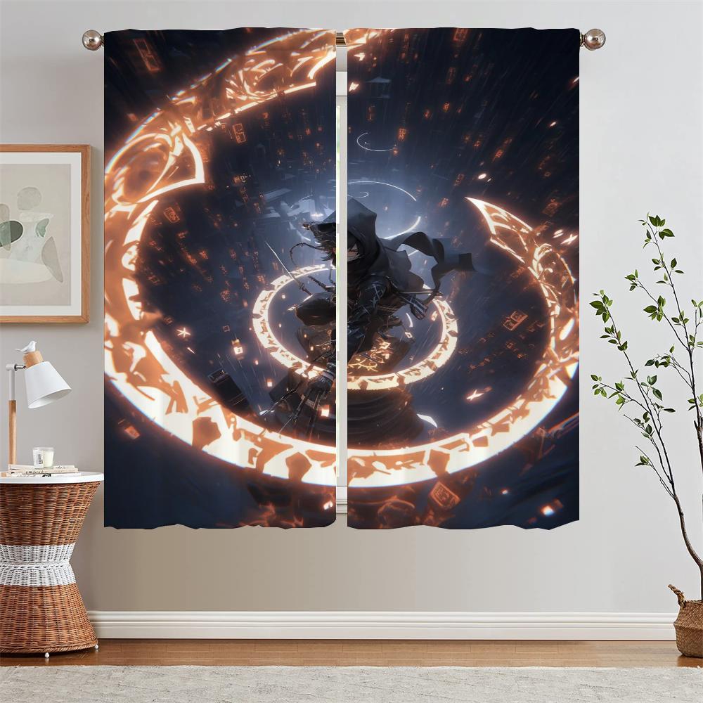 Qunyinghui Cheap Things With Free Shipping for Home Interior Curtains for Living Room Short Window Curtains Salon 2 Pieces Blind