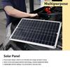 Tragbares 15W DC 18V/5V Dual-USB Solar-Powerbank-Panel Reise Auto Boot Ladegerät