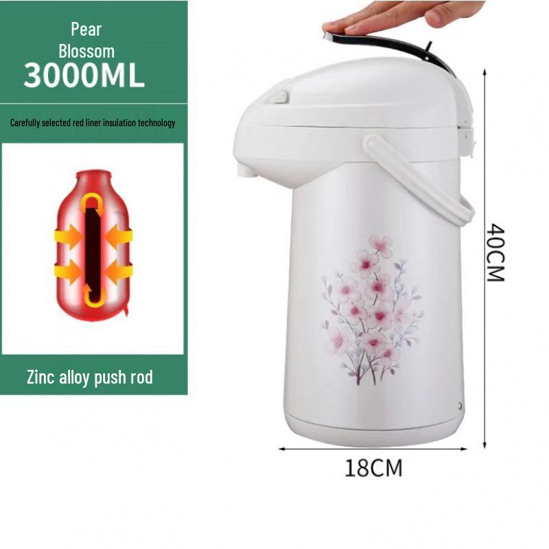 Le Lion Large Capacity Press-Type Vacuum Insulated Thermos Flask Kettle