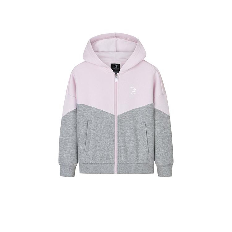 Nike Casual Sports Suit Fashionable Color Block Hooded Kids Suits Pearl-Blue Stone-South N32442150GS-003