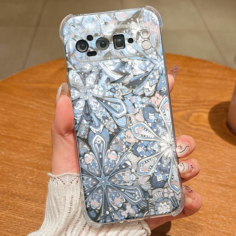 

Винтажный телефонный чехол в европейском стиле для Google Pixel 9 Pro XL 9A, противоударный, из ТПУ и силикона, прозрачный, мягкий чехол, узор Луна и Звезды Google Pixel 9A прозрачный