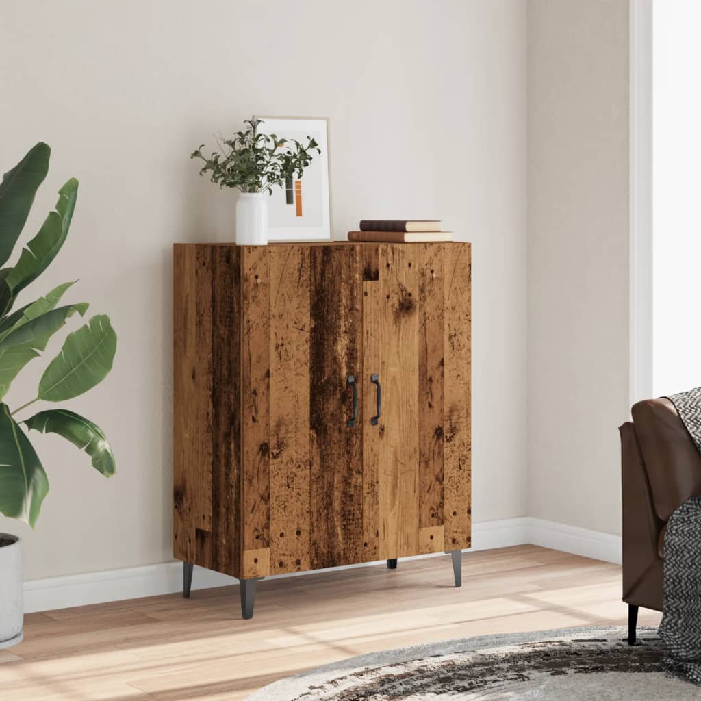 Sideboard Reclaimed Wood Look 70x34x90 cm Engineered Wood