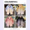 American Gradient Stand-up Collar Cotton Jacket Men's Winter 2025 New Thickened Warm and Cold-proof Padded Jacket Cotton Jacket