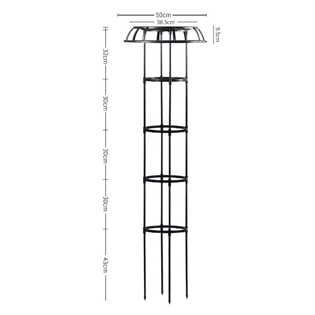 Plant Support Trellis Multipurpose Umbrella Trellis Frame Garden Trellis for Vines Flowers Vegetables Roses Climbing Plants