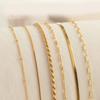 6Pcs/Set Fashion Retro Bohemia Style Bracelets Simple Different Shape Multi Layer Women Bracelet Set Gift