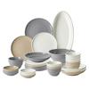 Elegant Chinese Ceramic Tableware Set: Modern Bowls and Dishes for Housewarming Gift