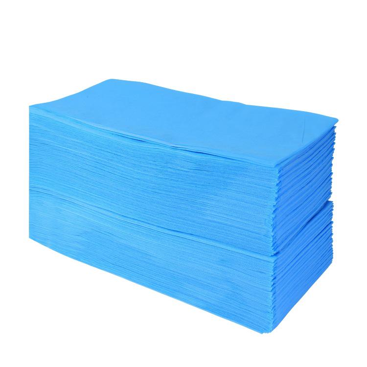 100 Pack Breathable Non-woven Disposable Bed Sheets, Waterproof & Oil-proof for Massage & Beauty Salon with Face Hole