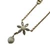 Flower Motif Gold Plated Dior In Bloom Necklace Gold Gold Plated Used