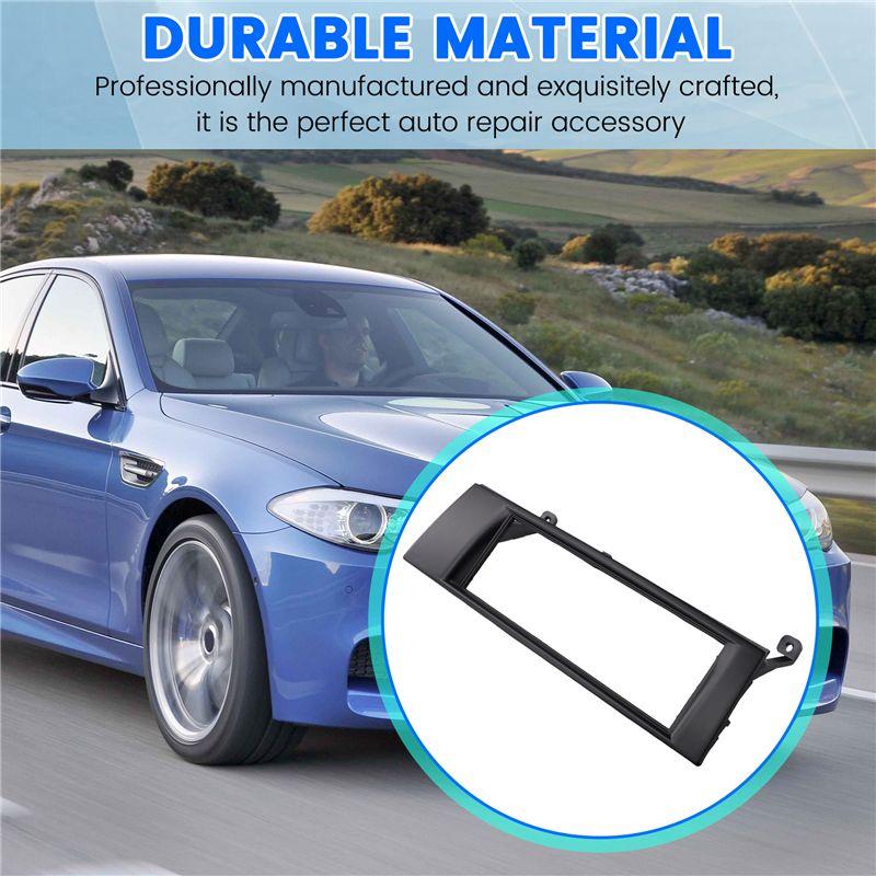 G9-Single Din Car Fascia Radio Panel For BMW 1 Series (E87/81/82/88) 2004-2014 Dash Kit Install Plate Bezel Adapter LHD