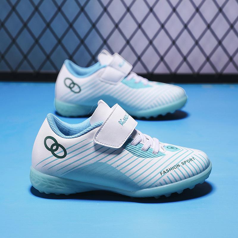 Student Football Shoes Men's Small Free Sports Shoes Spikes Children's Training Laces Women's Game Children's Velcro Crush