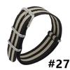 18MM 20MM 22MM Nylon Watch Band Sport Casual Straps Replacement With Stainless Steel Buckle For Men Women's Watch Accessories