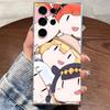 Japan Anime Phone Case For Samsung S25 S24 Ultra S23 Fe S22 S20 S21 Plus Plus 5G Fe Transparent Cover