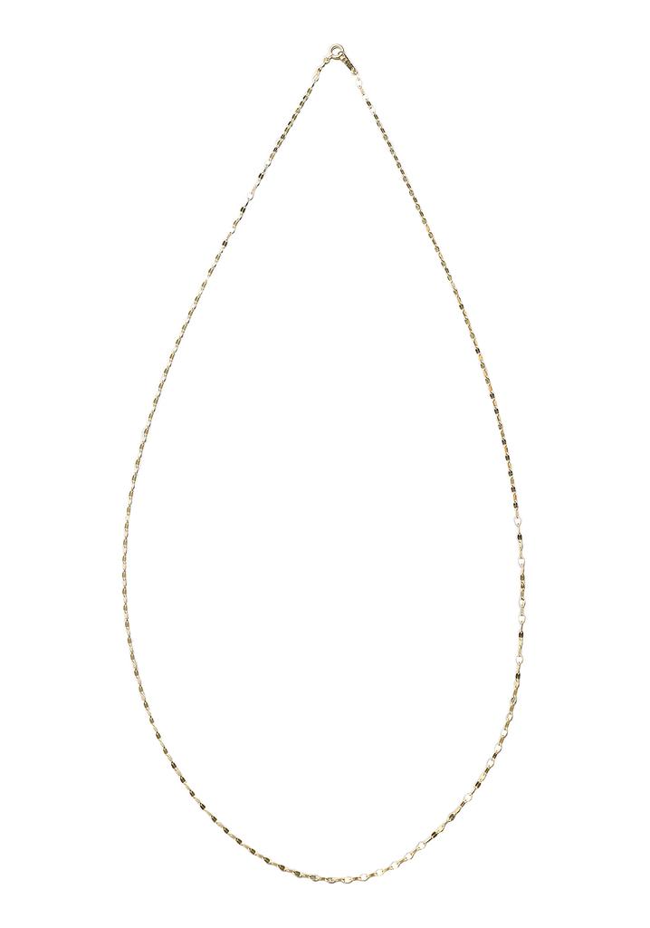 K18 Yellow Gold Long Chain Necklace Total Length 60cm L&CO 96-1215