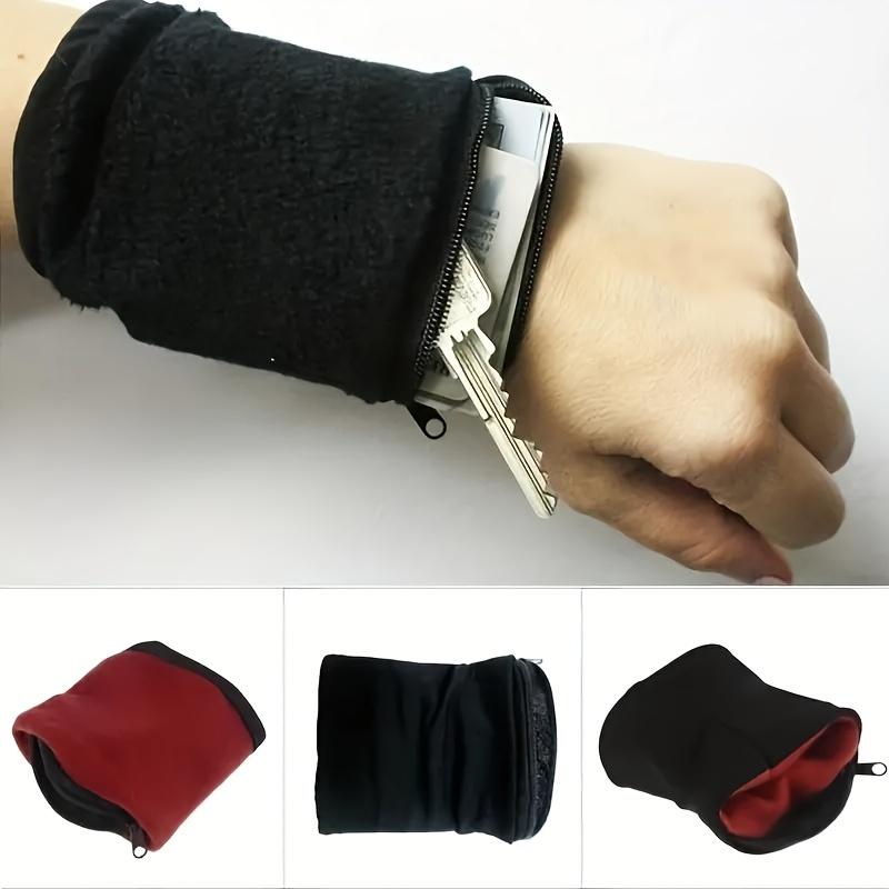 1pc Women Sports Wrist Wallet Large Capacity Sweat-Absorbent Armband for Running, Fitness, and Outdoor Activities, Armband