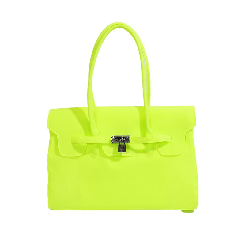 Borsa Jelly da Donna Trendy 2026: Borsa a busta grande capacità per il pendolarismo