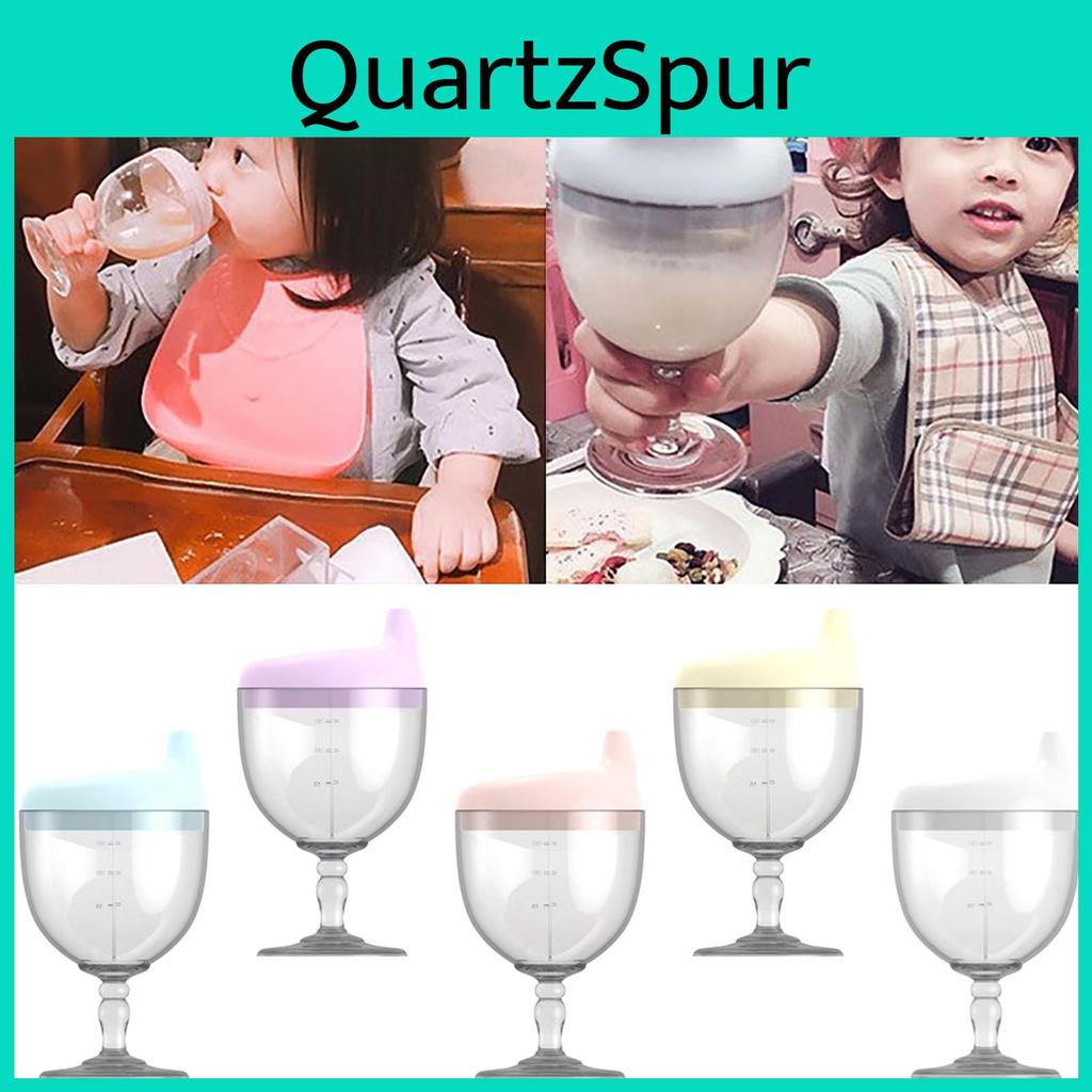Goblet Baby Childrens Wiwilys Plastic Wine Cup Juice Cup Childrens Milk Cup Learning To Drink Cup Falling Prevention