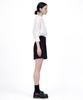 Myuleus Wool Pintuck Shorts Women'S Shorts [Black]