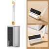 Lint Brush Soft-Bristled Cleaning Brush with Tear-Off Adhesive Roller Ergonomic Handle Clothing Bedding Pets Lint Cleaner
