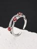 Unisex Gothic Punk Retro Verstellbarer Offener Ring mit Fortschrittlichem Design