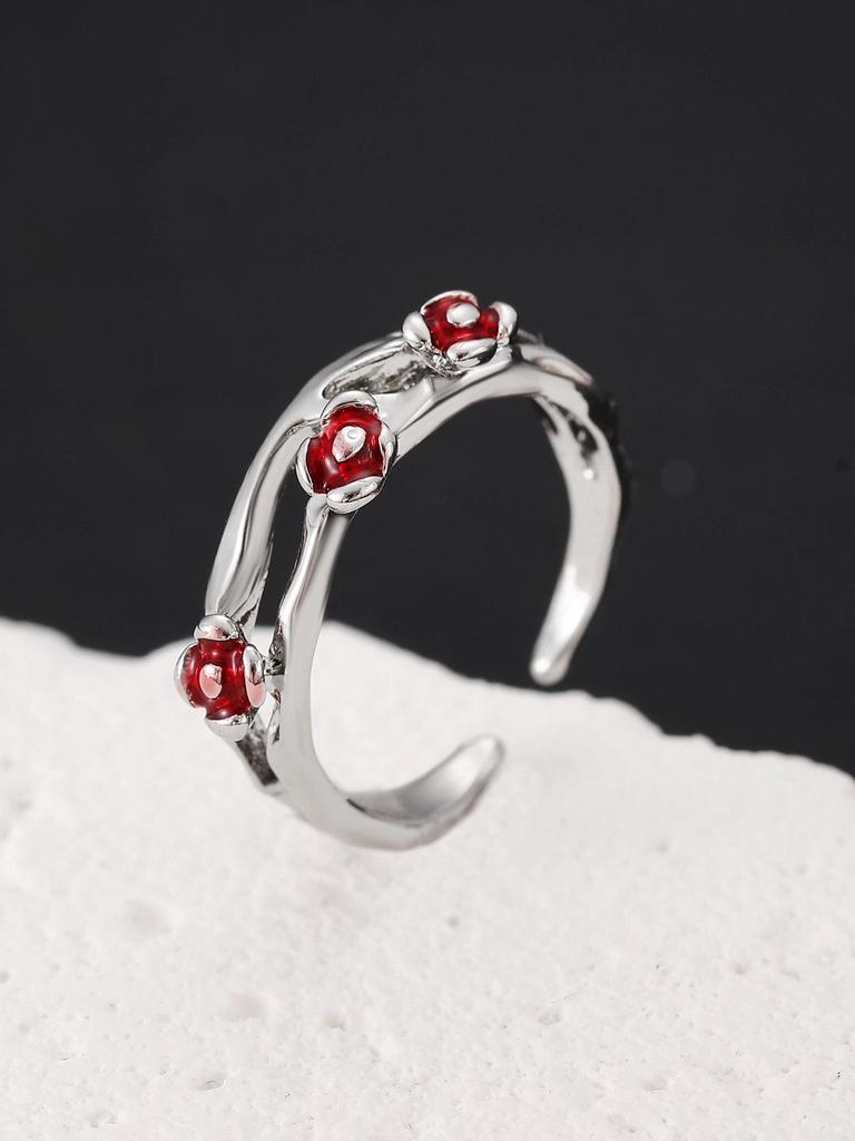 Unisex Gothic Punk Retro Verstellbarer Offener Ring mit Fortschrittlichem Design