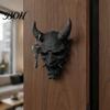 Gancho Durável de PLA Halloween Diabo Sombrio Parede para Chaves Chapéu Bolsa Toalha Roupas, Suporte Organizador Decorativo Gótico de Nicho Vintage Sala de Estar Quarto Banheiro