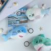 Cute Rainbow Shark Small Pendant Plush Toy Doll Bag Hanging Keychain Doll Doll