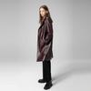 Dericlub Damen-Trenchcoat aus 100 % echtem Leder