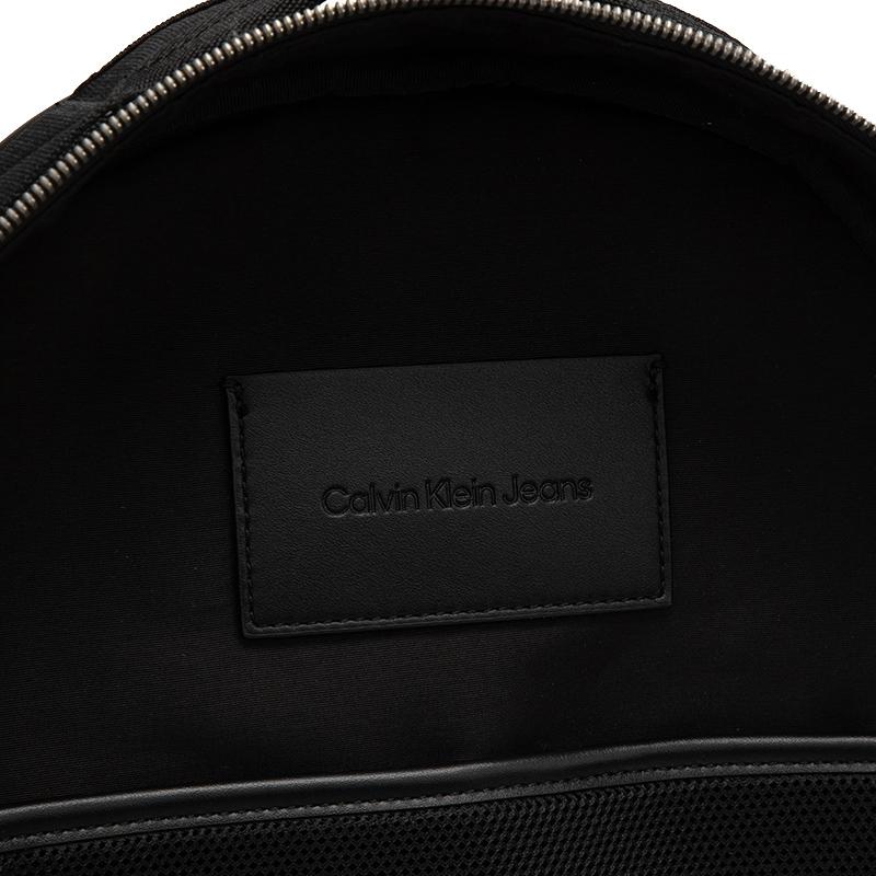 Calvin Klein Letter Embossed Casual Large Capacity Backpack Men Backpack Space-Black 4G3043G-UB1