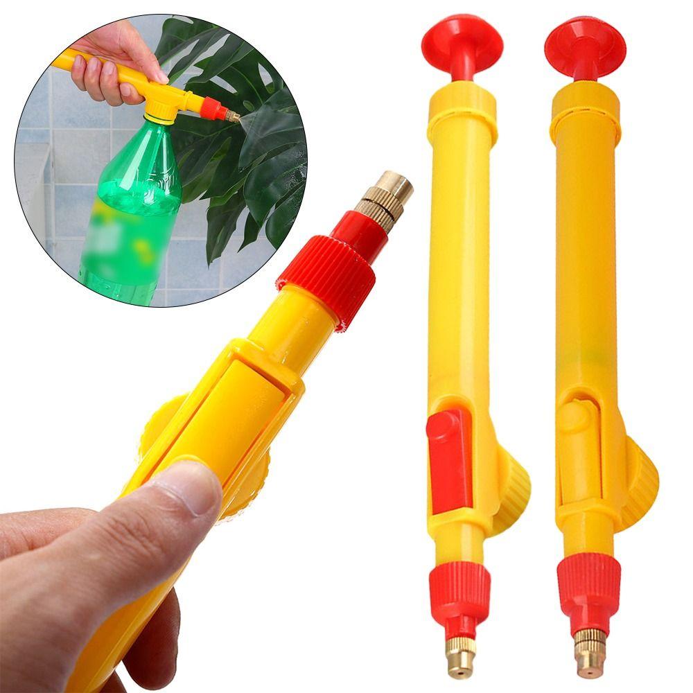 Adjustable Air Pump Sprayer Manual Watering Tool Fashion Drink Bottle Nozzle