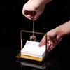Nordic Stainless Steel Square Napkin Holder for Table or Restaurant
