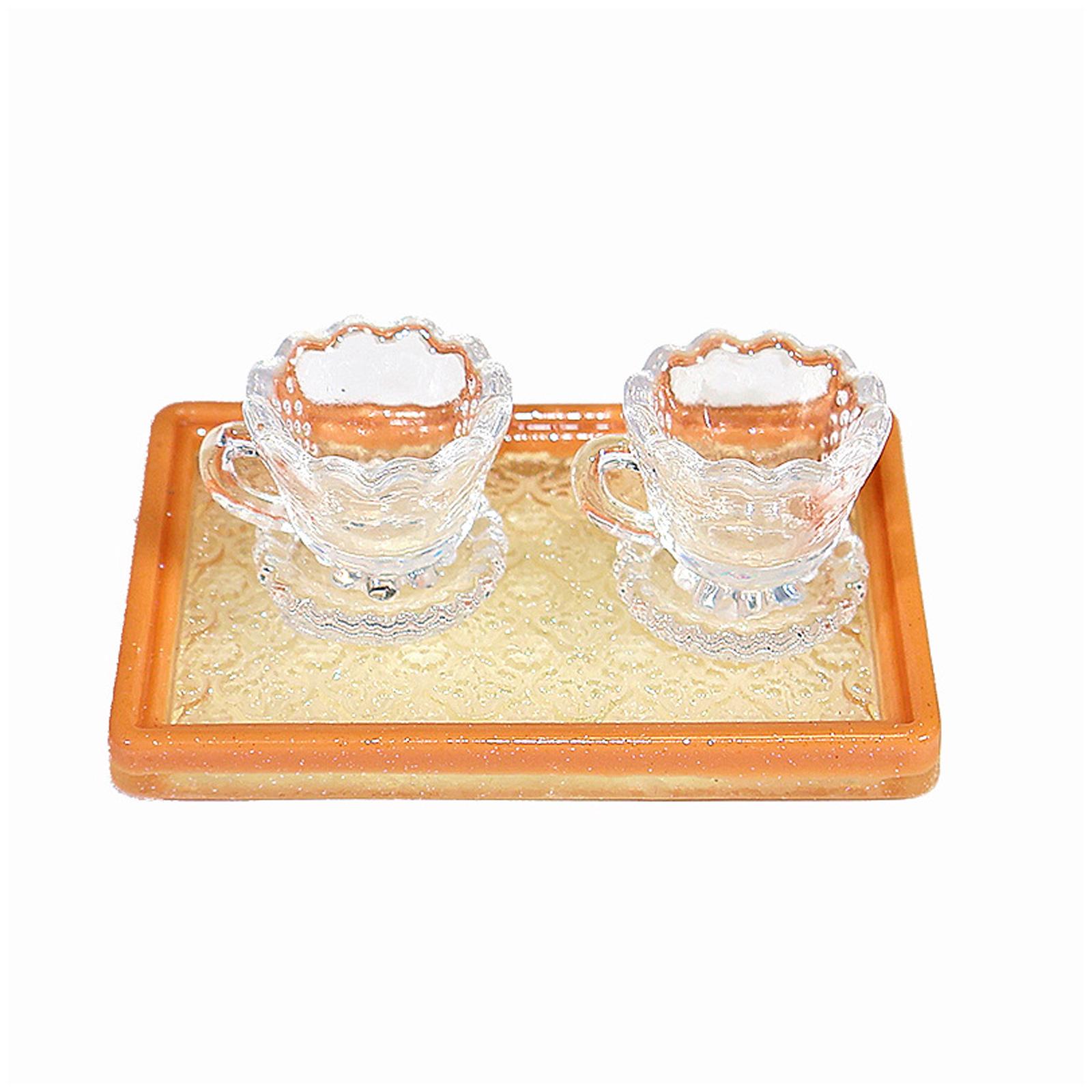 

Artistic Mini Glass Resin Cups Sturdy Decorative Accents Adult Desktop Art Decors For Home Office Coffee Shop Decors 1