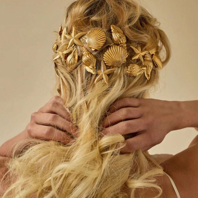 1/3Pcs Trendy Shell Starfish Hair Clips Y2K Vacation Style Hairpins Women Girls Metal Side Bangs Clips Hair Accessories Gifts